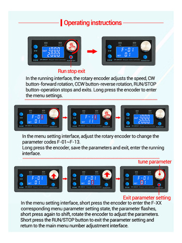 Control De Velocidad Del Motor Paso A Paso Con Codificador R