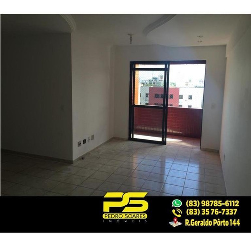 Imagem 4 de 13 de (oportunidade À 70 Metros Do Mar) Apartamento Com 3 Dormitórios À Venda, 80 M² Por R$ 300.000 - Bessa - João Pessoa/pb - Ap1831