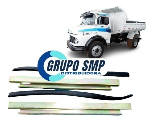 Imagem 1 de 7 de Suporte Trilho Calha Vidro Da Porta Mb 1113 2013 | Jogo