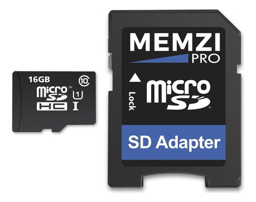 Memzi Class Pro 16 Gb Clase 10 90 Mb Tarjeta Memoria Micro