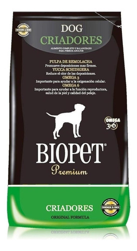 Biopet Premium Criadores Perro Adulto Todos Los Tamaños 20kg