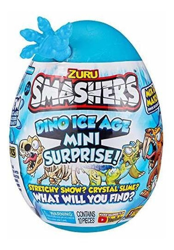 Smashers Dino Ice Age T-rex By Zuru Mini Huevo Sorpresa Con