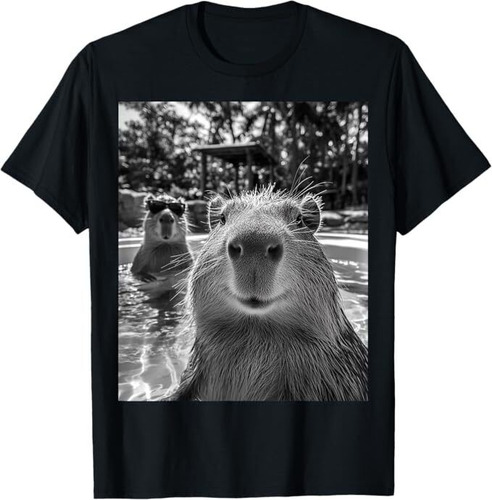 Remera Cool Carpincho Selfie