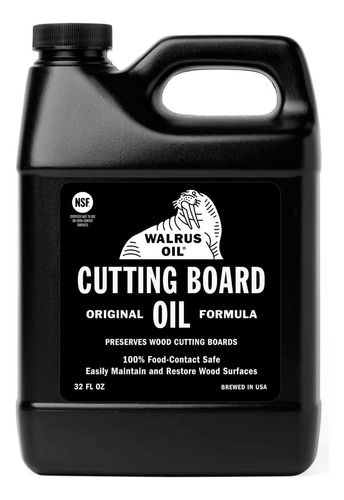 Aceite Para Tablas De Cortar Y Bloques De Carnicero Walrus O