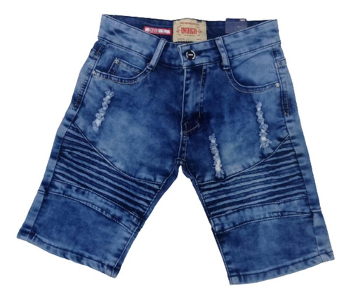 Bermuda De Niño , Bermuda De Jeans Con Rotura !!! 