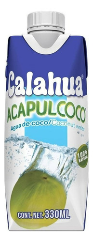 Agua De Coco Natural Acapulcoco 330 Ml
