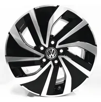 Comprar Jogo De Rodas Aro 15 5x100 Polo Fox Spacefox S44 5 Furos Cor Preto Diamante 5x100