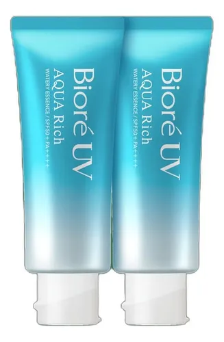 Kit Bioré Aqua Rich Watery Essence Fps 50 - Protetor Solar F