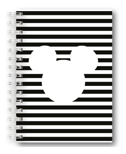 Cuaderno De Mickey Mouse 1 Materia 100 Hojas Anillado