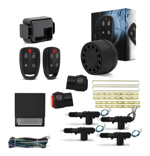 Alarme Positron Fx360 Presença 2 Controles + Trava Eletrica