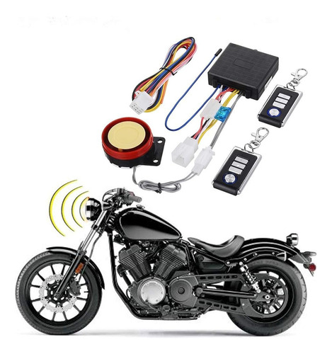 Dc12v Motocicleta Antirrobo Sistema De Seguridad De Alarma S