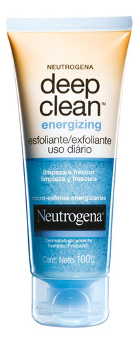 Neutrogena Deep Clean Energizing Exfoliante 100g Piel Grasa