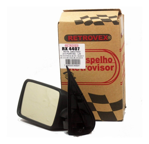 Imagem 2 de 2 de Espelho Retrovisor Fixo Para Uno 2/4 Portas Le