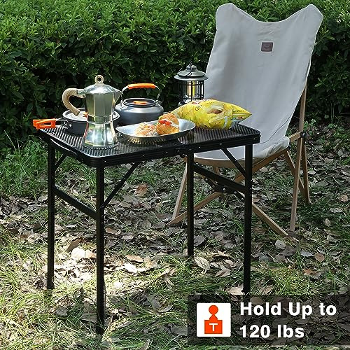 Mesa Plegable Portátil De 61 X 39 Cm Con Altura Ajustable
