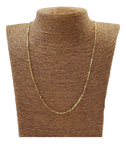Corrente Cartier Dourada 60cm Fininha Aço Não Escurece Cor Dourado