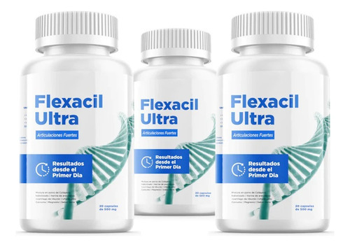 Flexacil Ultra Suplemento Nutricional Pack X 03 Frascos