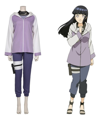 Disfraz De Anime Hinata Hyuga For Niños, Disfraces De Carna