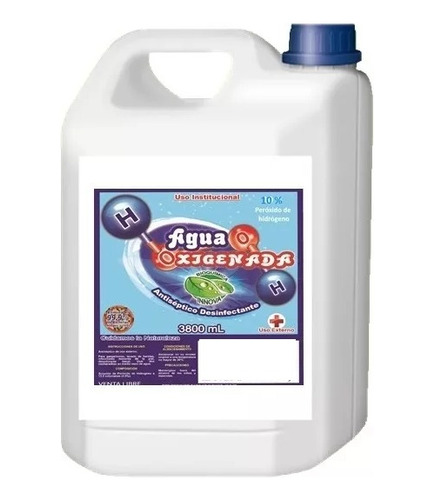 Agua Oxigenada Al 10% - 40 Vol
