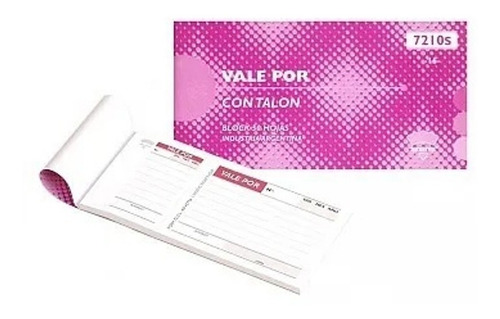 Imagen 1 de 1 de Talonario Vale Por Ad Astra 7210s Con Talon X50hjs