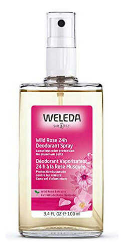Weleda - Spray Desodorante Sin Aerosol Wild Rose - 3.4 Oz