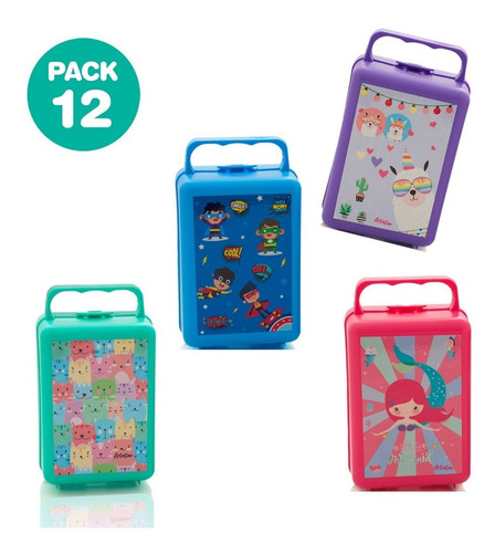 Imagen 1 de 8 de 12 Valija Lunchera Niños Escolar Infantil Diseños Nene Nena