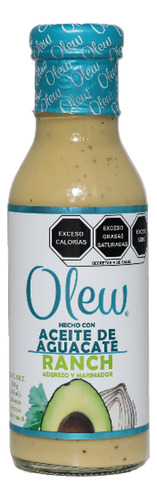 Olew Aderezo Ranch Con Aceite De Aguacate 354 Grs
