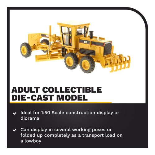 Diecast Masters Caterpillar 140h Motor Grader, Serie Core