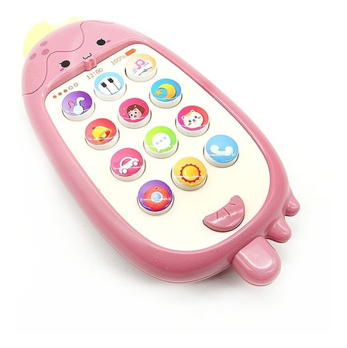 Imagen 1 de 3 de Celular Didáctico Luces Música Y Sonido - Actividad Bebé