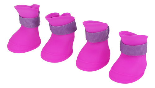 Botas Impermeables De Silicona Para Perros, 4 Piezas, Antide