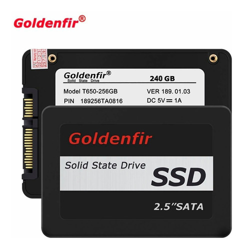 Ssd Disco Sólido Interno Goldenfir T650-240gb Ssd 240gb
