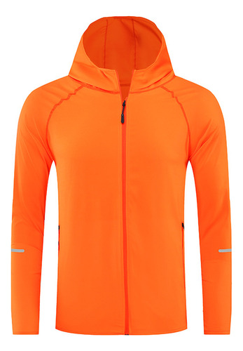Chamarra Deportiva De Verano Para Correr Con Capucha Para Pa