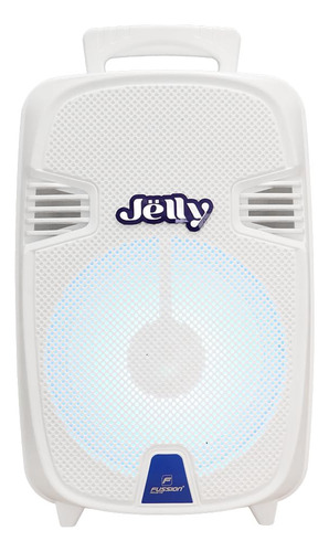 Bafle Amplificado 8 Pulgadas 15000 W Fussion Color Blanco