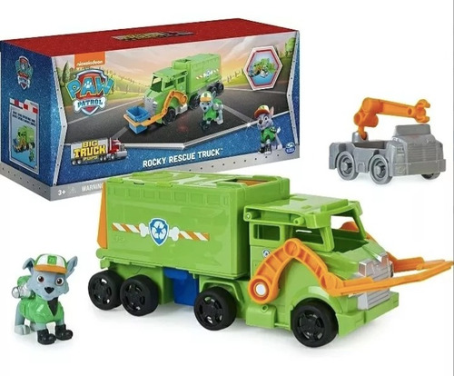 Paw Patrol Camion De Rescate Rocky Big Truck