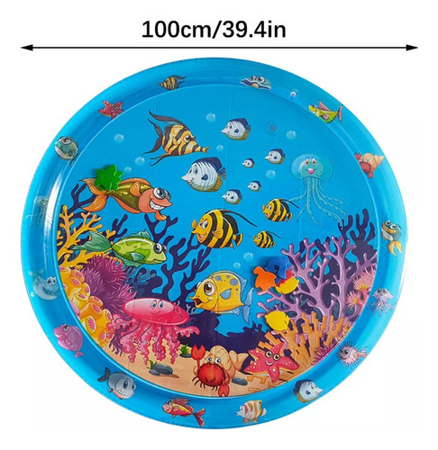 Ce Eco-friendly Inflável Water Mat Para Bebês/engatinhando