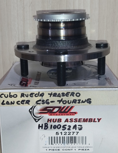 Imagen 1 de 3 de Mozo Cubo Rueda Trasero Mitsubishi Lancer Touring 2.0 C/ Abs