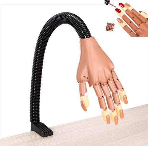 Imagen 4 de 5 de Mano Practica Articulada Modelo De Mano Manicura Profesional