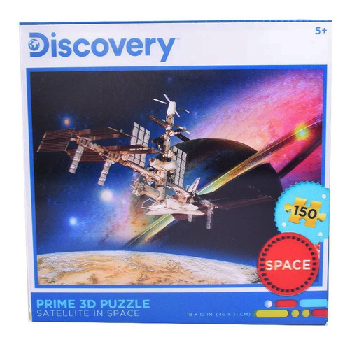 Puzzle Rompecabezas 150 Piezas Prime 3d Satellite In Space 