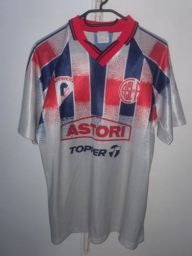 Camiseta San Lorenzo Topper Reusch Blanca 1992 #11 Talle L