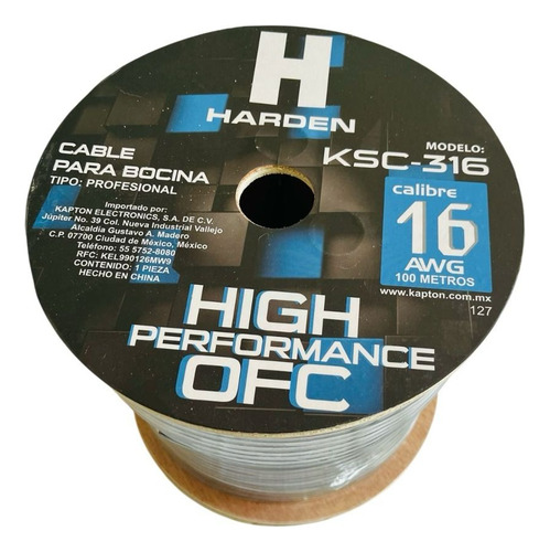 Cable Cal 16 100 Metros