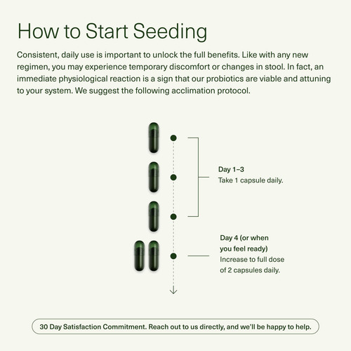 Suplemento Seed Ds-01 Daily Synbiotic 60 Cápsulas Veganas