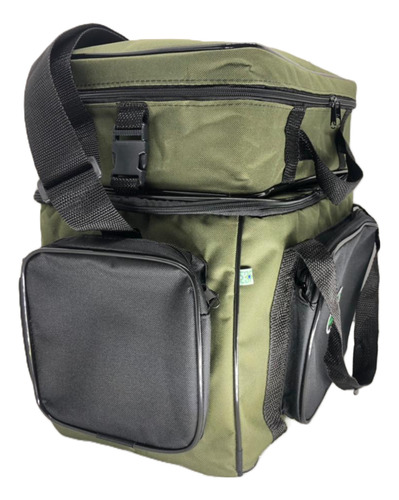 Bolsa Pesca Apetrecho Connection Com Porta Carretilhas Verde