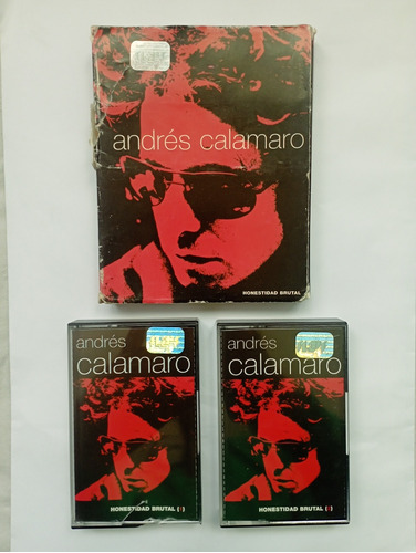 Andrés Calamaro Honestidad Brutal Box Casette Páez Spinetta 