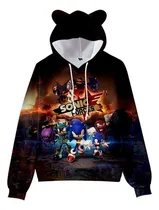 Comprar Cc Sudaderas Con Capucha Ropa Sonic Niños Dibujo Animado