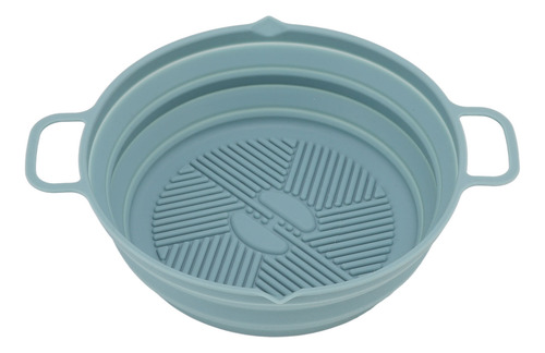 2 Uds Freidora Con Revestimiento De Silicona Olla Plegable