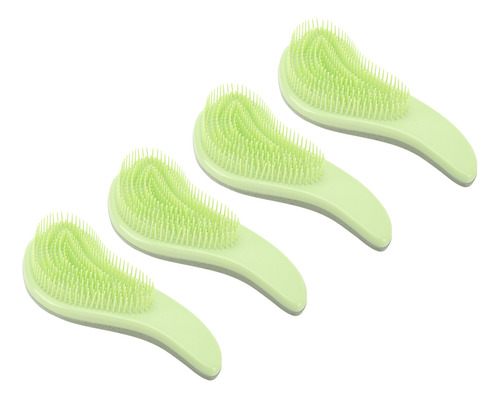 Cepillo Desenredante Para El Cabello, 4 Piezas, Peine Compac