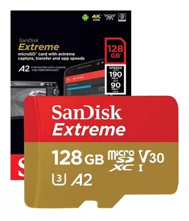 Sandisk Gopro Memoria Micro Sd Extreme A2 128gb 160mb Hero 7