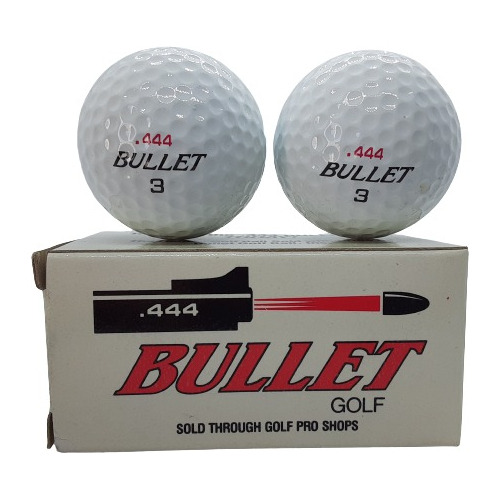 444 Bullet Golf Pelotas De Golf Vintage 80s