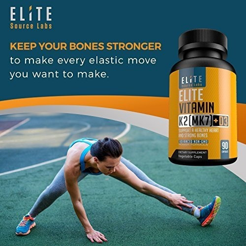 Suplemento De Vitamina K2 (mk7) Con D3 - Complejo Potente De