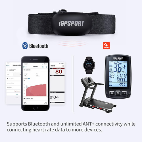 Sensor De Frecuencia Cardíaca Igpsport *hr40 Negro