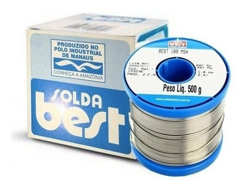 Solda Best Em Fio Estanho 189 Msx 1.5mm 60x40 500g 